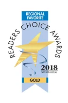 Regional Favorite Readers Choice Awards 2018 Gold